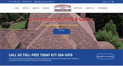 Desktop Screenshot of cornerstoneroof.com
